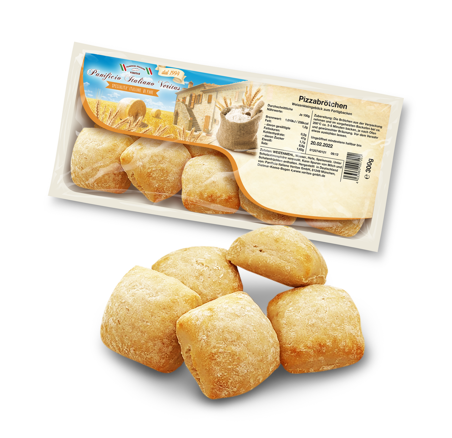 Pizzabrötchen 300g - 9er Pack