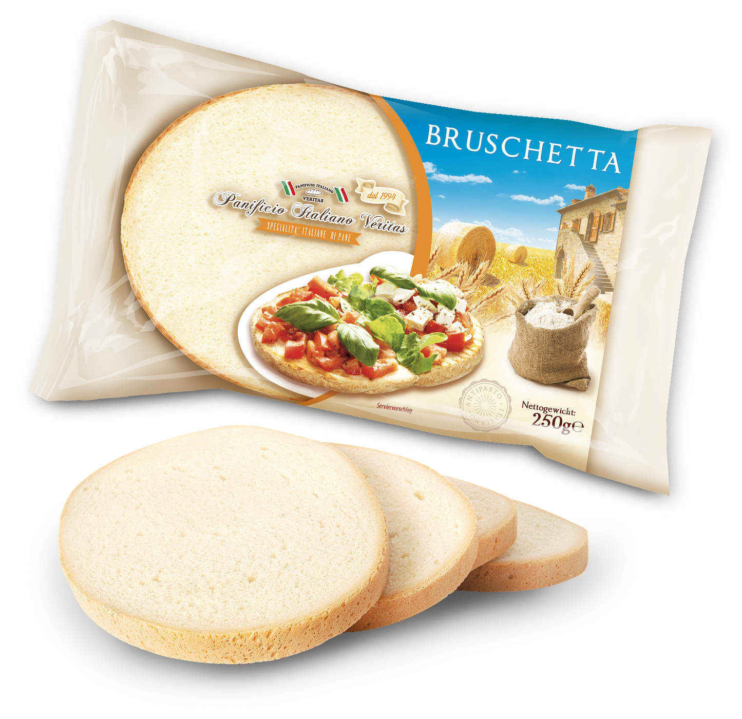 Bruschetta klein 250g - 9er Pack