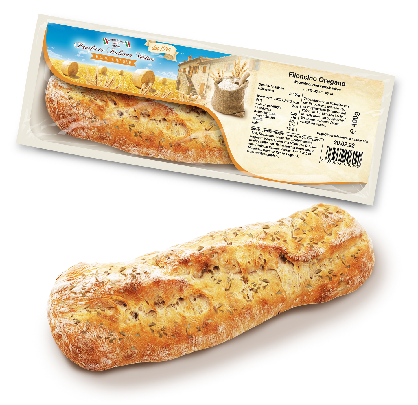 Filoncino Oregano 400g - 6er Pack